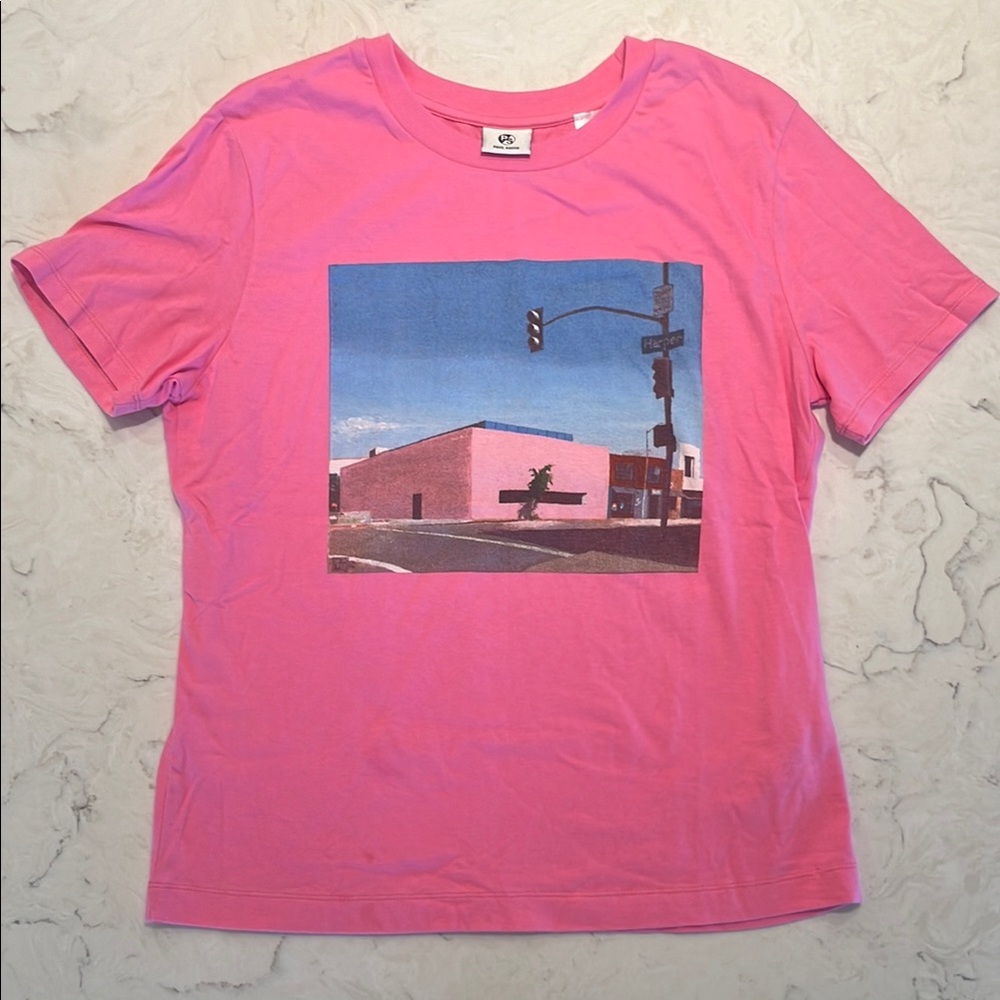 Paul Smith PS Pink Graphic T-Shirt